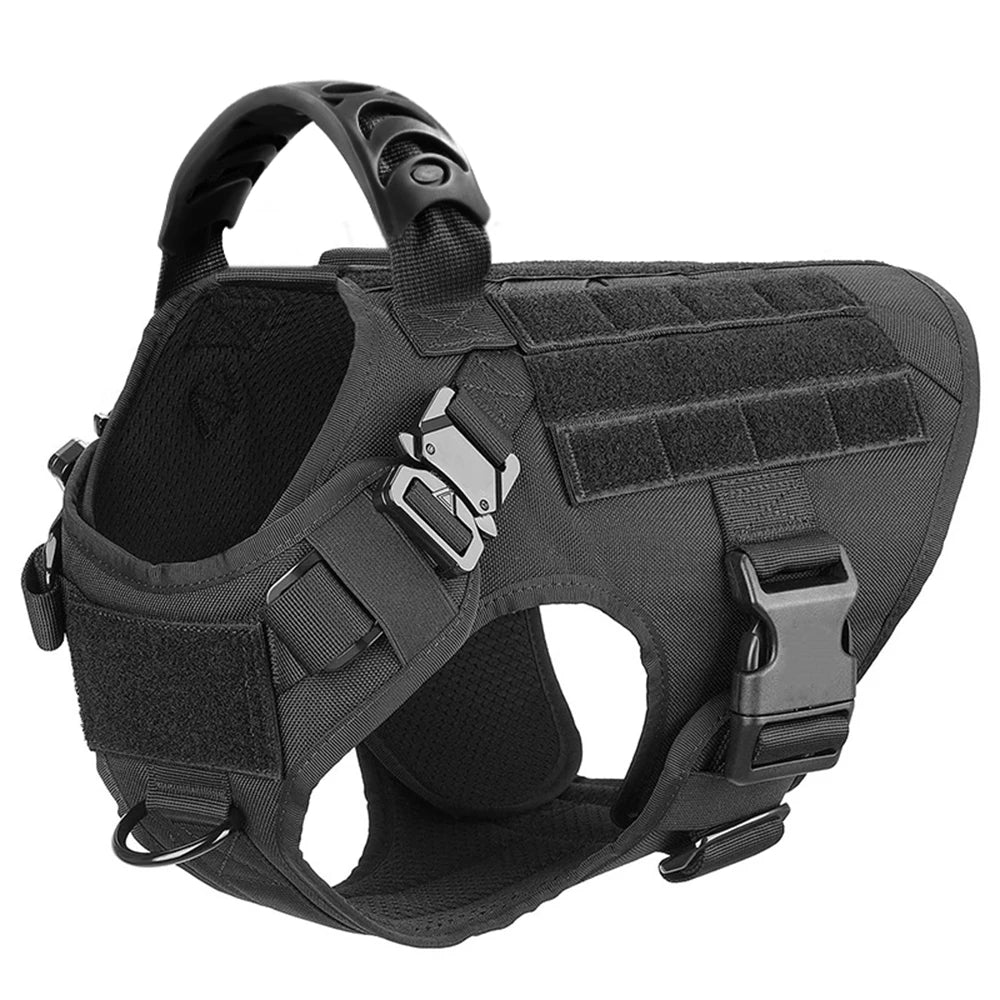 Large Dog Harness & Leash Set – Training Walking Vest with Collar for Medium & Large Dogs.