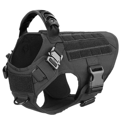 Large Dog Harness & Leash Set – Training Walking Vest with Collar for Medium & Large Dogs.