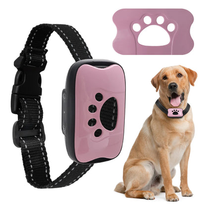 Pet Dog Anti-Barking Training Collar – USB Rechargeable Ultrasonic & Vibration Bark Control Device.