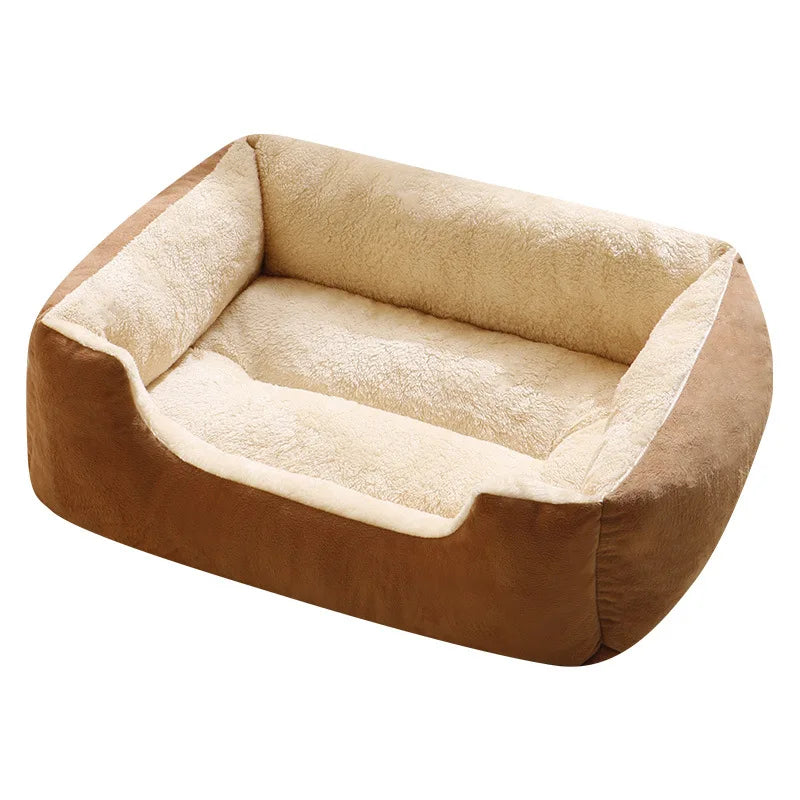 All-Season Plush Pet Bed Pad – Warm, Washable & Bite-Resistant Mat for Cats and Small, Medium & Large Dogs.