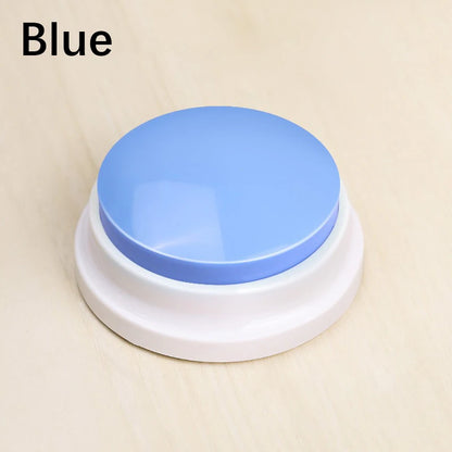 Pet Communication Button – Voice Recording Training Toy for Cats & Dogs, Easy-Press Push Button with Clear Sound Quality.