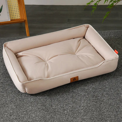 Large Waterproof Dog Bed – Soft All-Season Cooling Pet Sleeping Mat for Dogs, Puppies.