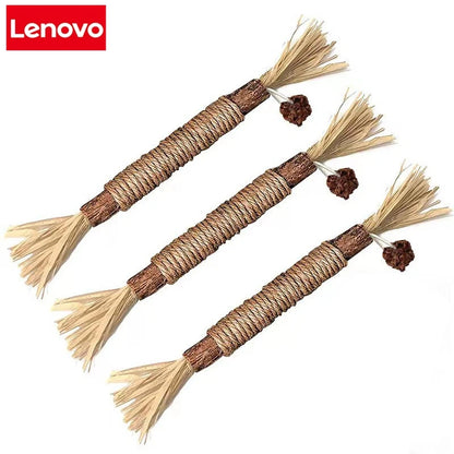 Lenovo Cat Silver Vine Chew Stick – Natural Catnip Dental Care Toy for Teeth Grinding, Bite Resistance & Tooth Cleaning for Cats