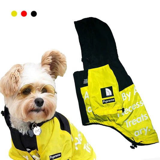 Waterproof Reflective Dog Raincoat – Hooded Outdoor Jacket for Small, Medium & Large Dogs, Lightweight Pet Rainwear.