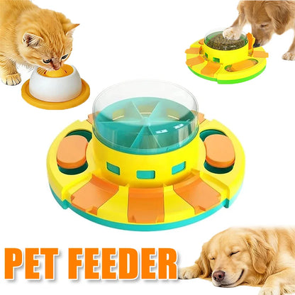 Mental Stimulation Dog Puzzle Toy – Adjustable Difficulty Interactive Feeder for Boredom & Anxiety Relief, Fun IQ Training Game.