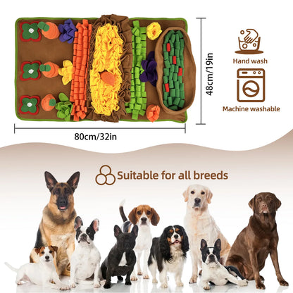 Pet Snuffle Mat – Interactive Dog Training & Slow Feeding Mat for Hidden Treats, Anti-Boredom & Anti-Choking Pet Toy.