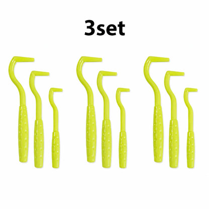 1/3PCS Tick & Flea Remover Tool Set – Portable Hook & Tweezer Extractor for Dogs & Cats, Practical Pet Grooming Accessory.