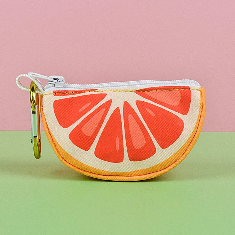 Cute Fruit Dog Waste Bag Holder – Clip-On Poop Bag Dispenser for Leashes (Limited Edition, Bag & Leash Not Included.