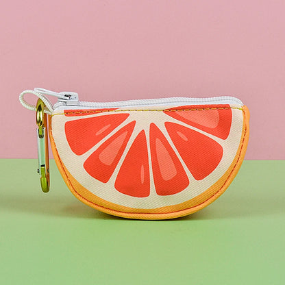 Cute Fruit Dog Waste Bag Holder – Clip-On Poop Bag Dispenser for Leashes (Limited Edition, Bag & Leash Not Included.
