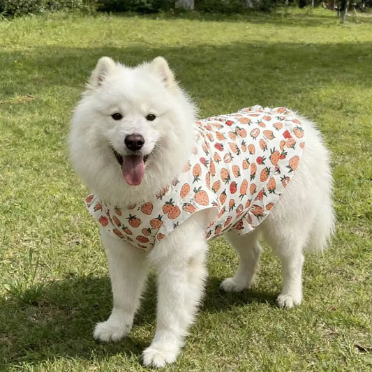 Spring & Summer Dog Vest – Lightweight Anti-Shedding Shirt for Medium & Large Dogs, Golden Retrievers, Samoyeds, Border Collies & Labradors.