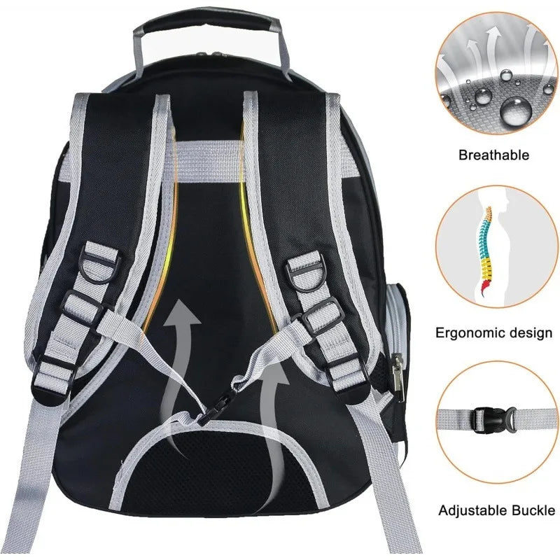 Expandable Pet Carrier Backpack – Holds Pets Up to 20 lbs (9.1 kg), Perfect for Cats & Small Dogs, Comfortable & Travel-Friendly Design.