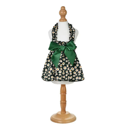 Fashion Pet Princess Dress – Sleeveless Floral Summer Dress for Cats & Small Dogs, Cute Puppy Skirt for Chihuahua & Bichon.