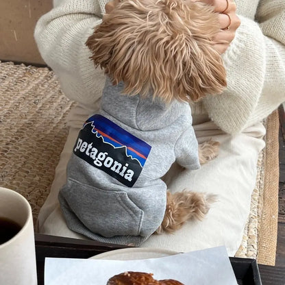 Fashion Dog Hoodie – Winter Warm Pet Sweatshirt Coat for Small & Medium Dogs and Cats, Soft Cold Weather Clothing.