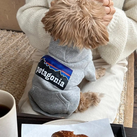Fashion Dog Hoodie – Winter Warm Pet Sweatshirt Coat for Small & Medium Dogs and Cats, Soft Cold Weather Clothing.