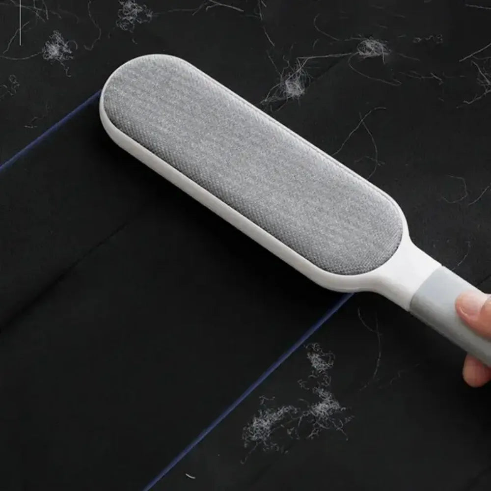 Double-Sided Pet Hair Remover – Manual Electrostatic Lint Brush for Cat & Dog Fur on Clothing, Sofas, Furniture & Carpets.