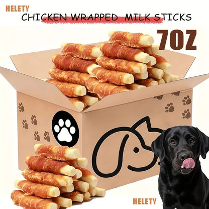 Mixed Flavor Dog Treat Variety Pack (1–1.2 lb), Cheese Duck Jerky, Chicken Milk Jerky & Duck Jerky, High-Protein, Low-Fat, Long-Lasting Chews for Training Rewards.