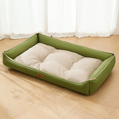 Large Waterproof Dog Bed – Soft All-Season Cooling Pet Sleeping Mat for Dogs, Puppies.