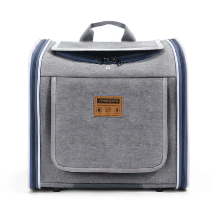 Bicycle Pet Carrier Backpack – Portable Outdoor Bag for Cats & Small Dogs, Suitable for Bicycles & Motorcycles Travel.