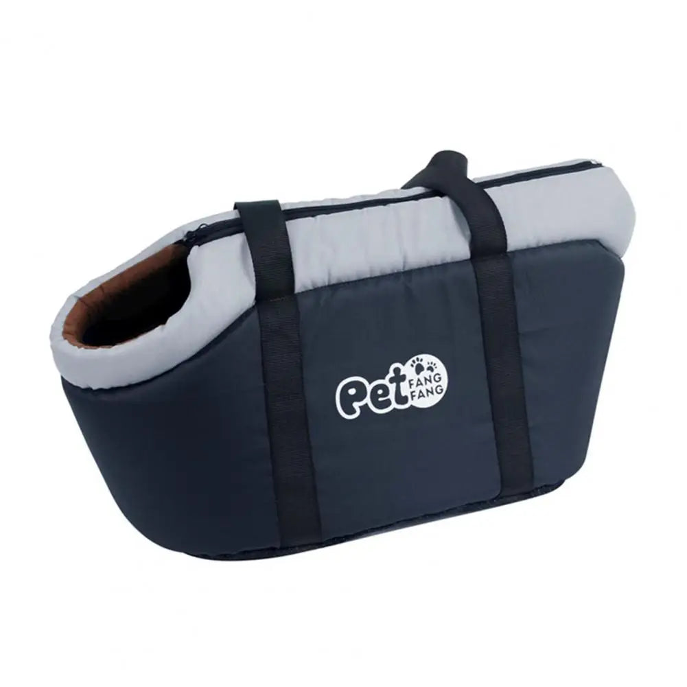 Soft-Sided Pet Carrier Bag – Breathable Travel Tote with Adjustable Strap & Comfortable Interior Pad for Cats and Small Pets.