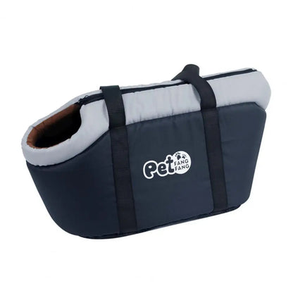 Soft-Sided Pet Carrier Bag – Breathable Travel Tote with Adjustable Strap & Comfortable Interior Pad for Cats and Small Pets.