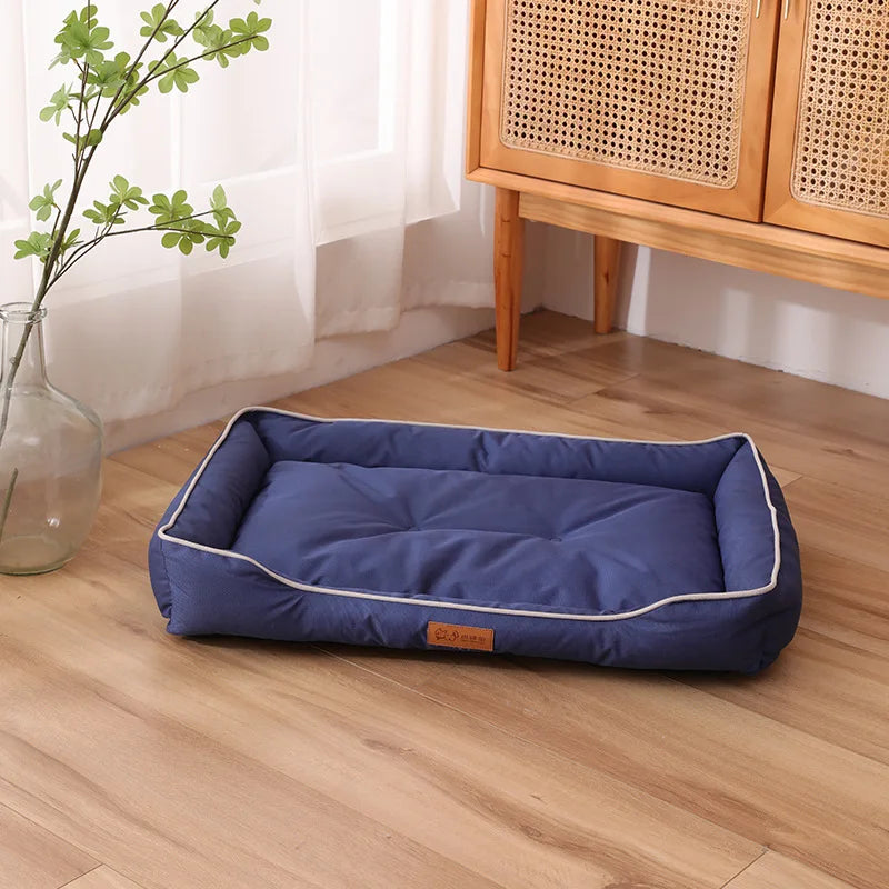 Large Waterproof Dog Bed – Soft All-Season Cooling Pet Sleeping Mat for Dogs, Puppies.