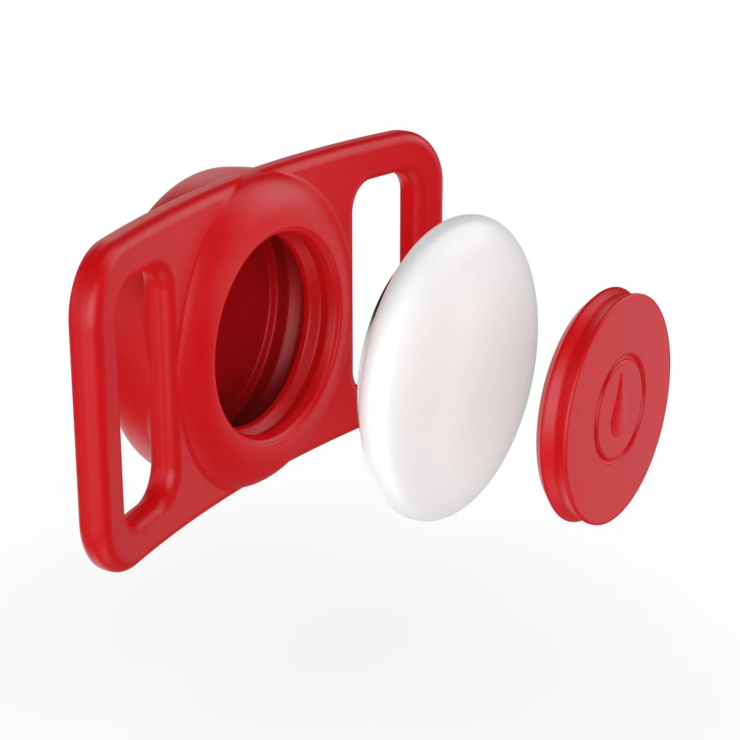 AirTag Pet Collar Holder – Silicone Anti-Lost Protective Case for Dog & Cat Collars, Secure Tracker Mount for Pets.