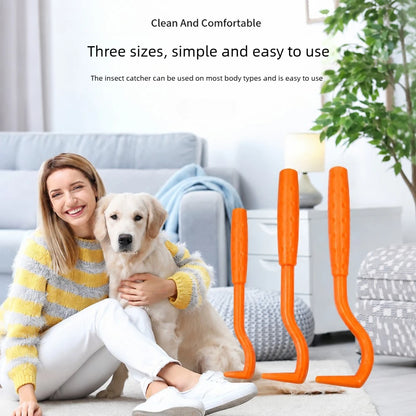 1/3PCS Tick & Flea Remover Tool Set – Portable Hook & Tweezer Extractor for Dogs & Cats, Practical Pet Grooming Accessory.