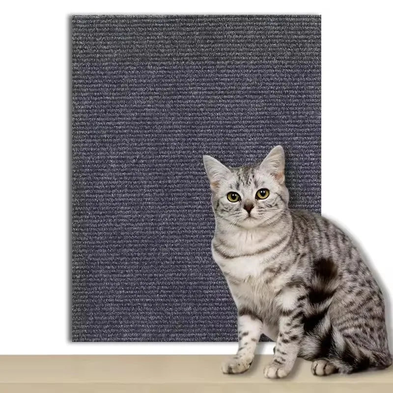 7-Color Cat Scratcher Sofa Protector – Trimmable Self-Adhesive Scratch Pad Carpet for Furniture Protection & Cat Claw Sharpening.