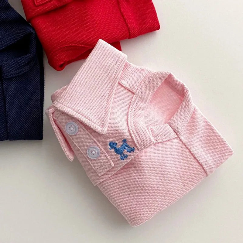 Pet Dog Polo Shirt – Soft Breathable Vest for Small & Medium Dogs, Stylish Summer Outfit for Yorkies, Chihuahuas & Puppies.