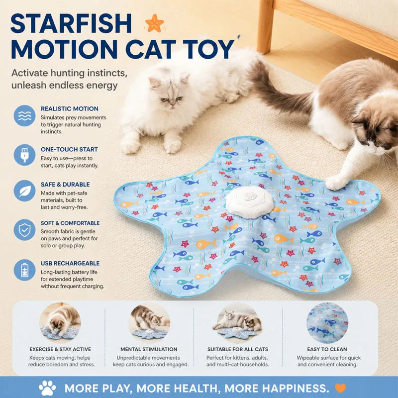 Smart Hide & Seek Cat Toy – Electric Motion-Sensing Interactive Toy with Mouse Sounds, Touch Activation & Feather Teaser for Indoor Cats.