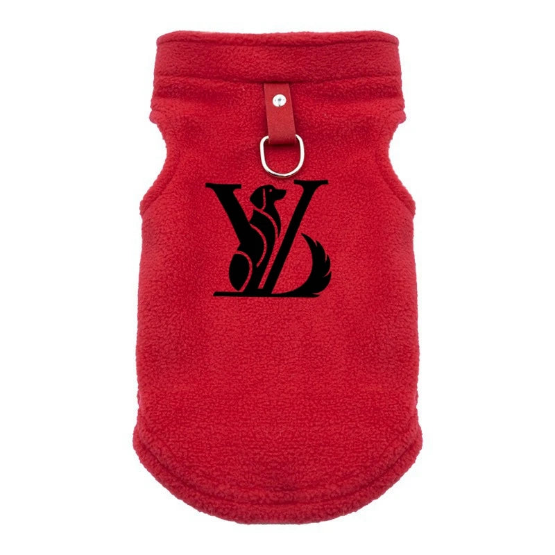 Thickened Warm Fleece Dog Coat Jacket for Small & Medium Dogs – Cozy Winter Puppy Clothing for Chihuahuas & Yorkies.