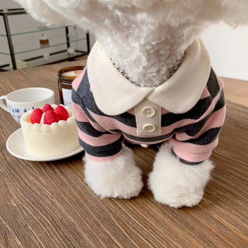 Pet Dog Polo Shirt – Soft Breathable Vest for Small & Medium Dogs, Stylish Summer Outfit for Yorkies, Chihuahuas & Puppies.