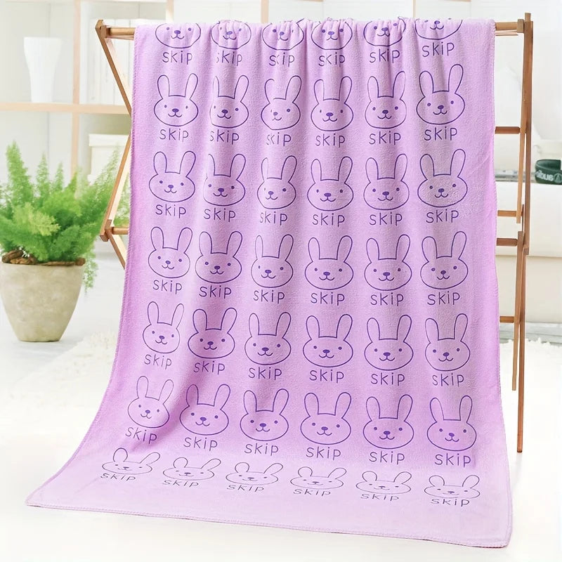 1PC Ultra-Fine Fiber Pet Bath Towel – Super Absorbent, Fast-Drying, Soft & Comfortable Grooming Towel for Small to Large Dogs & Cats