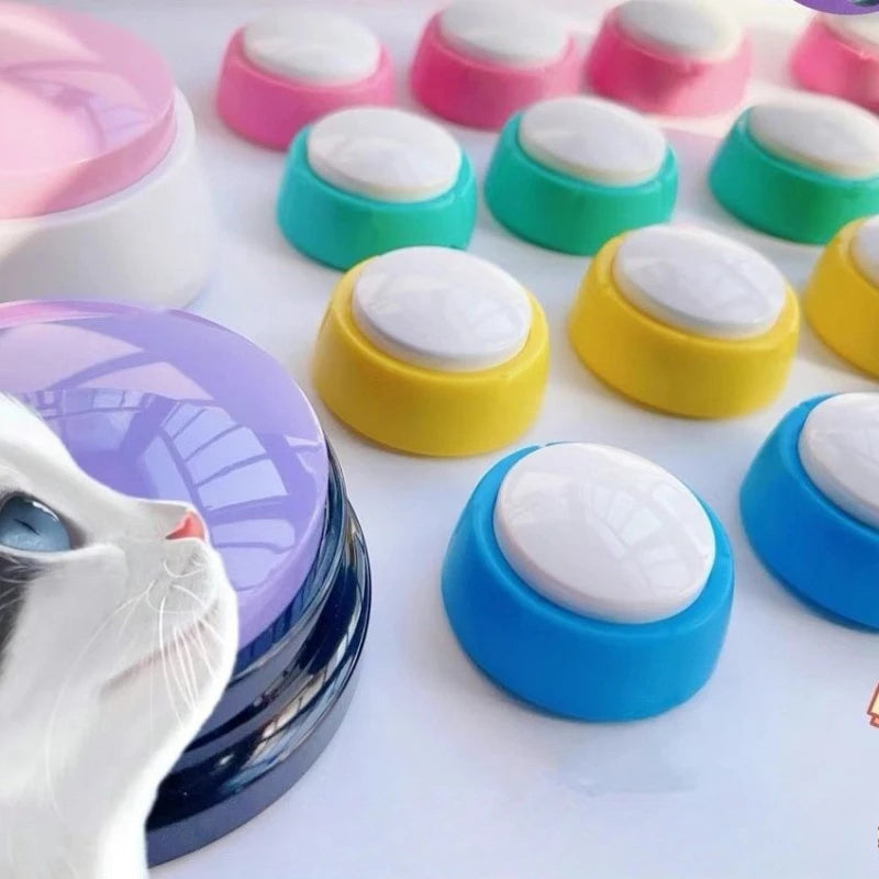 Pet Communication Button Mat – Training Positioning Cushion for Dog & Cat Talk Buttons, Special Mini Version Exchange Button Pad.