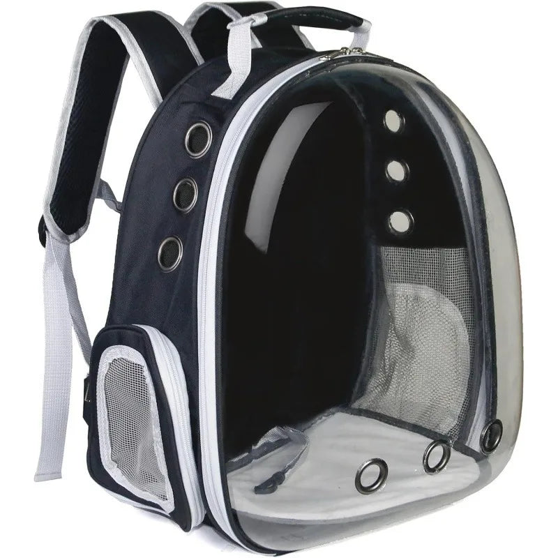 Expandable Pet Carrier Backpack – Holds Pets Up to 20 lbs (9.1 kg), Perfect for Cats & Small Dogs, Comfortable & Travel-Friendly Design.