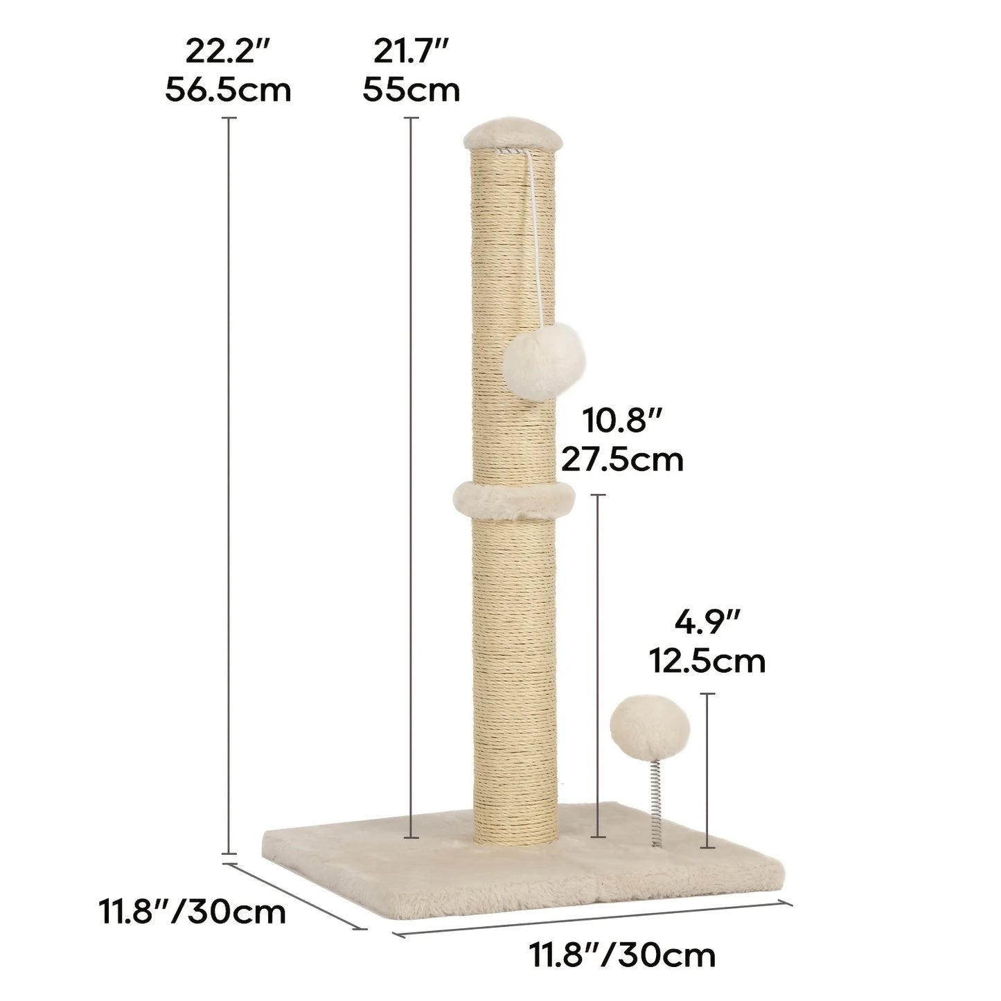 54''/70'' Cat Tree Tower – Multi-Level Cat Activity Center with Scratching Posts, Perches & Cozy House, Perfect Gift for Indoor Cats.