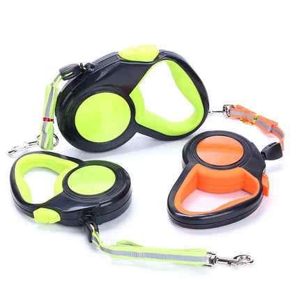 8M Retractable Dog Leash – Automatic Reflective Walking Lead with Anti-Slip Handle, Durable Metal Buckle & Outdoor Pet Design.