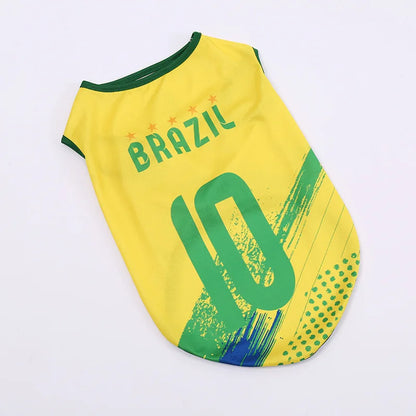 Sport Team Dog Vest – Lightweight Breathable Mesh Shirt for Dogs & Cats, Cool Summer Vest for Teddy, Pug, Golden Retriever, Shiba Inu.