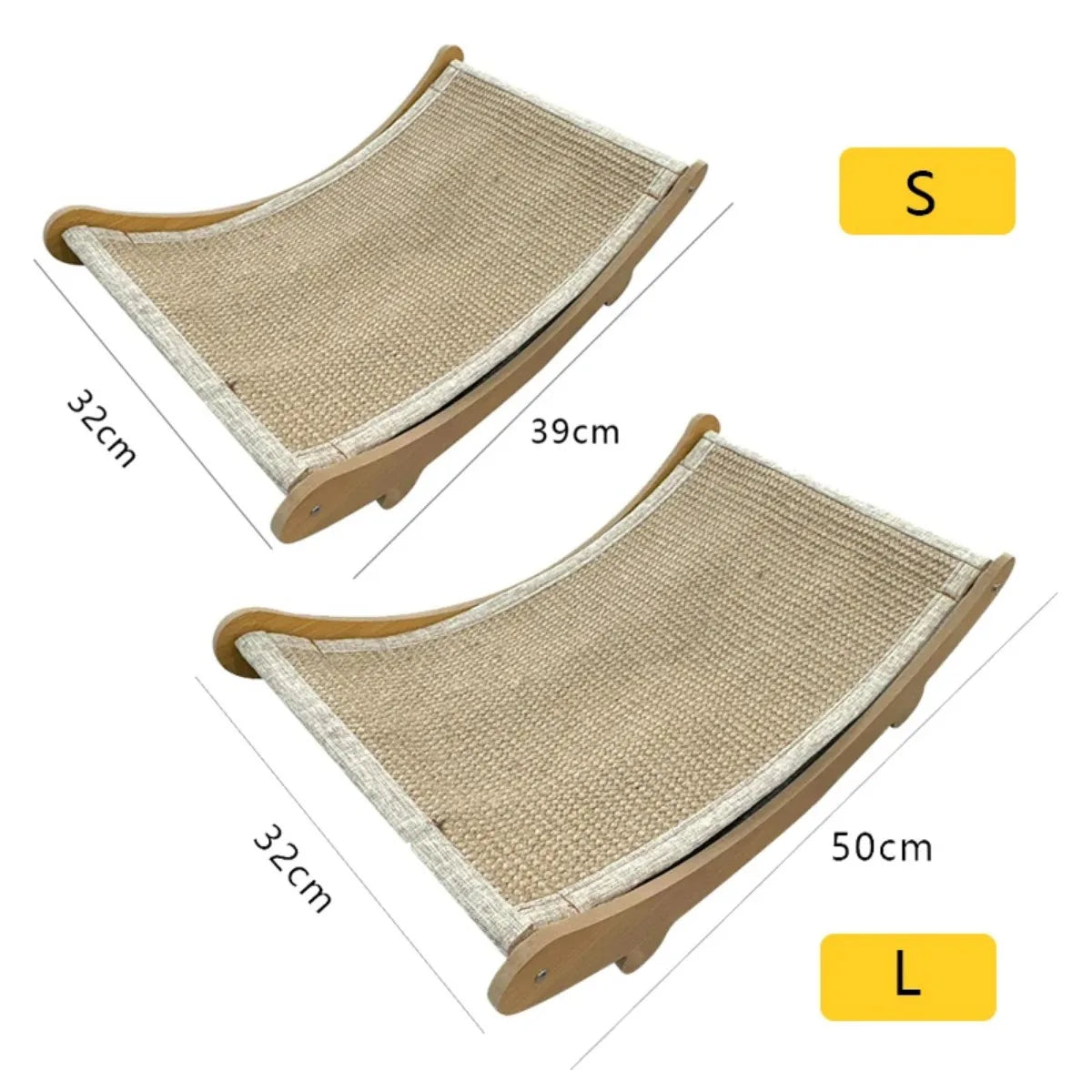 Wooden Cat Scratching Pad – Multifunctional Detachable Cat Scratch Board & Cozy Sleeping Bed, Durable Wear-Resistant Toy for Kittens & Cats.