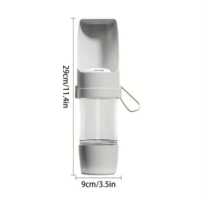 Portable Dog Water Bottle – Durable Pet Hydration Dispenser for Walks, Hiking & Travel, Ergonomic Leakproof Design.