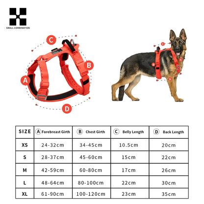 Adjustable Reflective No-Pull Pet Harness – Comfortable Nylon Dog Harness for Walking & Running Control for Small Dogs.