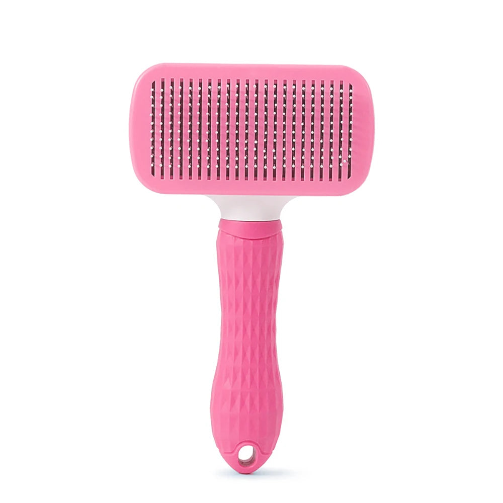 Pet Hair Removal Brush – Grooming Comb for Dogs & Cats, Effective Fur Deshedding Tool for Puppies, Kittens & Pet Care Supplies.