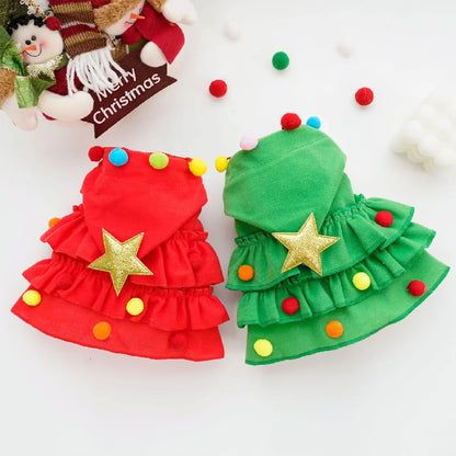 Cute Christmas Dog Cape – Adorable Holiday Pet Costume for Parties & Role-Play