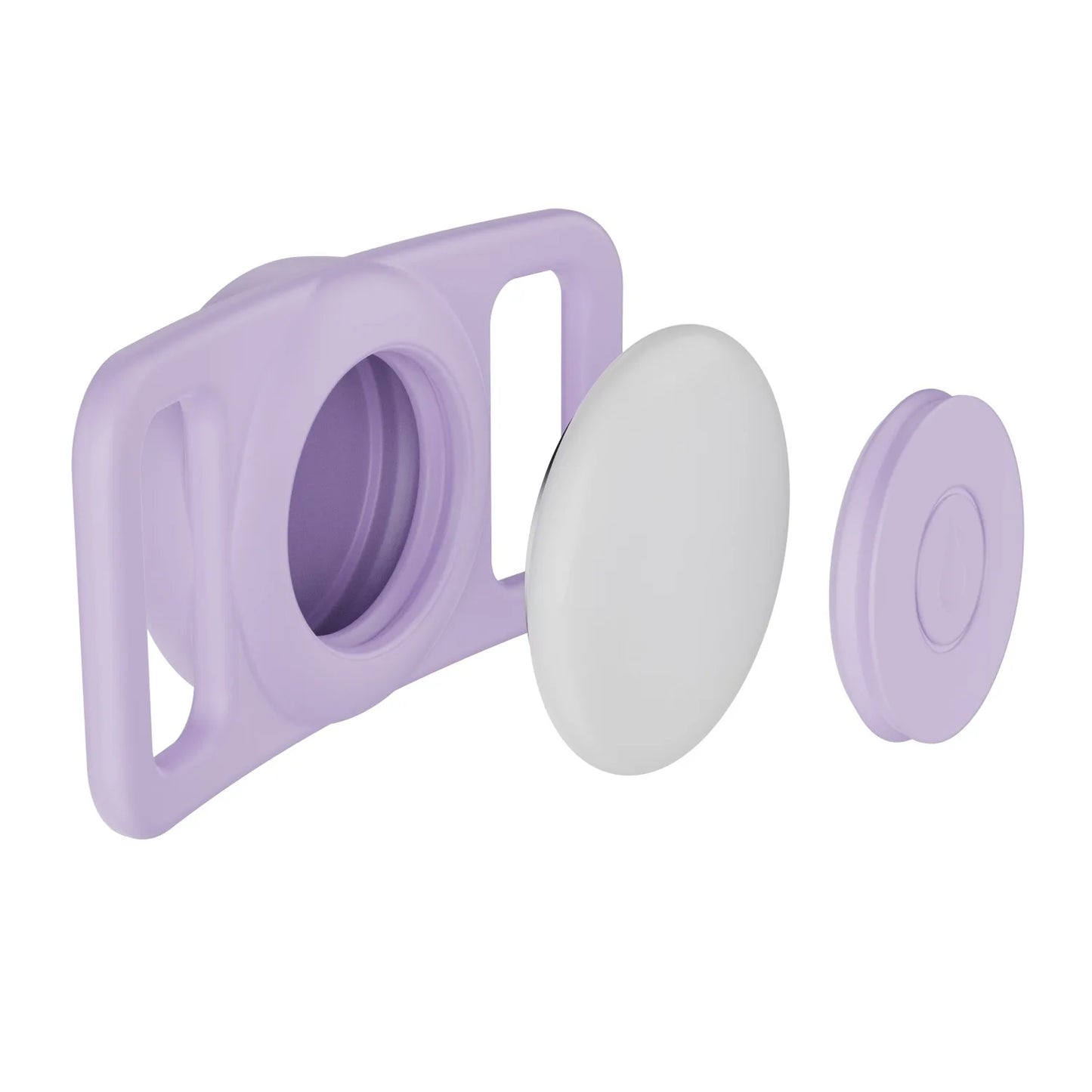 AirTag Pet Collar Holder – Silicone Anti-Lost Protective Case for Dog & Cat Collars, Secure Tracker Mount for Pets.
