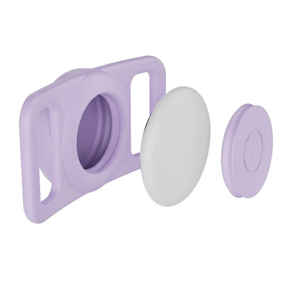 AirTag Pet Collar Holder – Silicone Anti-Lost Protective Case for Dog & Cat Collars, Secure Tracker Mount for Pets.