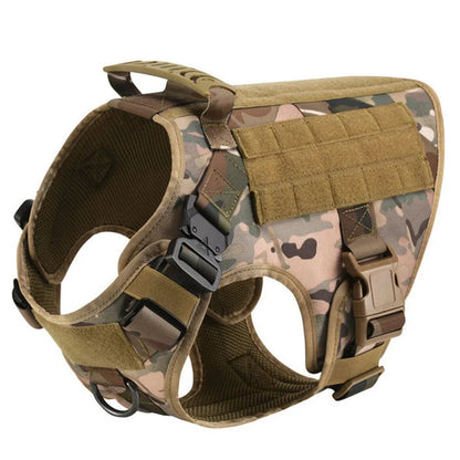 Large Dog Harness & Leash Set – Training Walking Vest with Collar for Medium & Large Dogs.