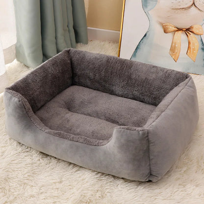 All-Season Plush Pet Bed Pad – Warm, Washable & Bite-Resistant Mat for Cats and Small, Medium & Large Dogs.