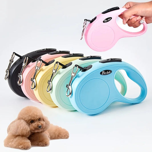 1PC Retractable Pet Leash – Durable 3-Meter Dog Walking Lead for Safe & Comfortable Outdoor Walks.