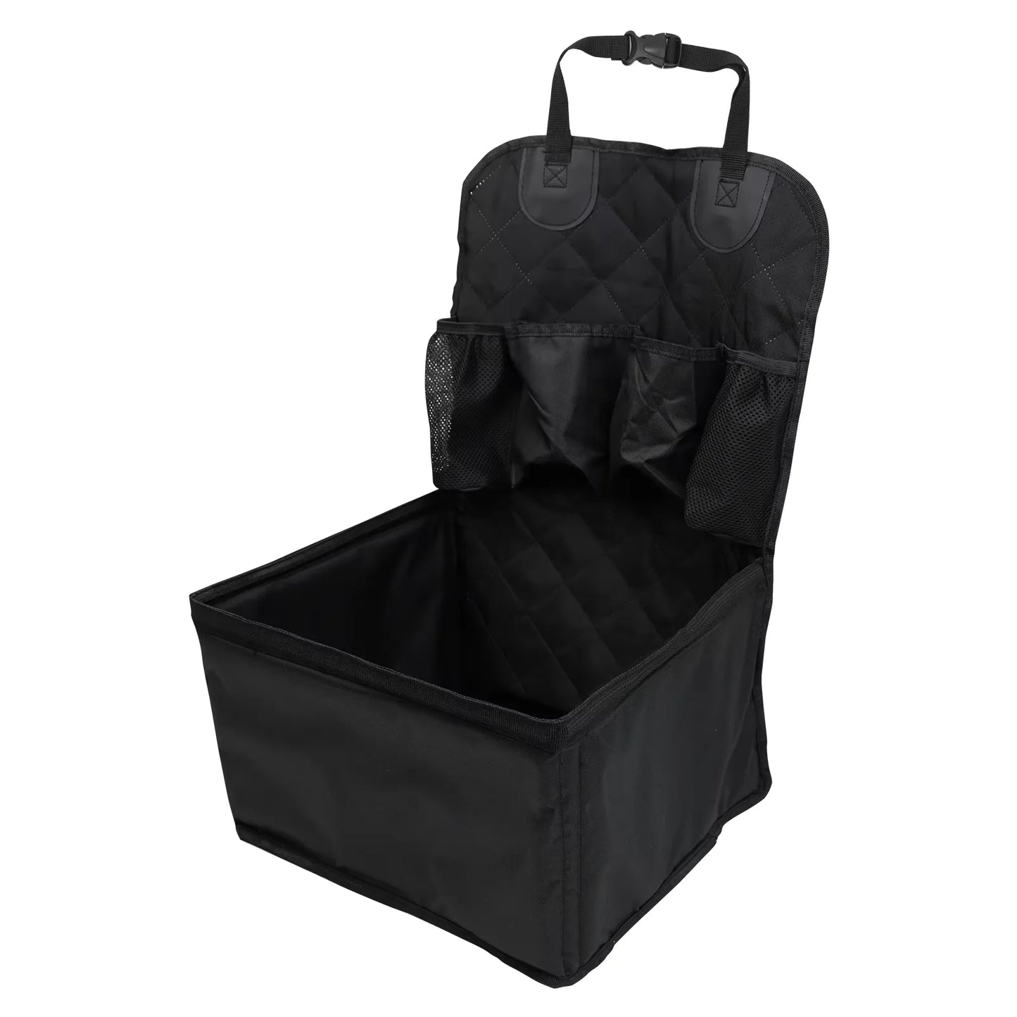 Pet Dog Car Seat with Storage Pockets – Universal Non-Slip Travel Seat Cover & Safety Carrier for Small and Medium Dogs.