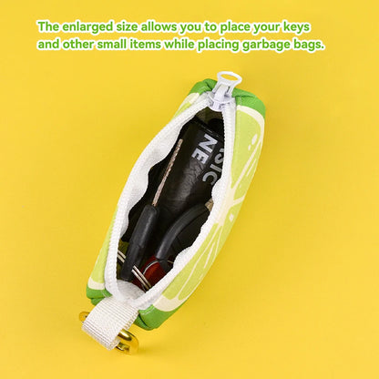 Cute Fruit Dog Waste Bag Holder – Clip-On Poop Bag Dispenser for Leashes (Limited Edition, Bag & Leash Not Included.